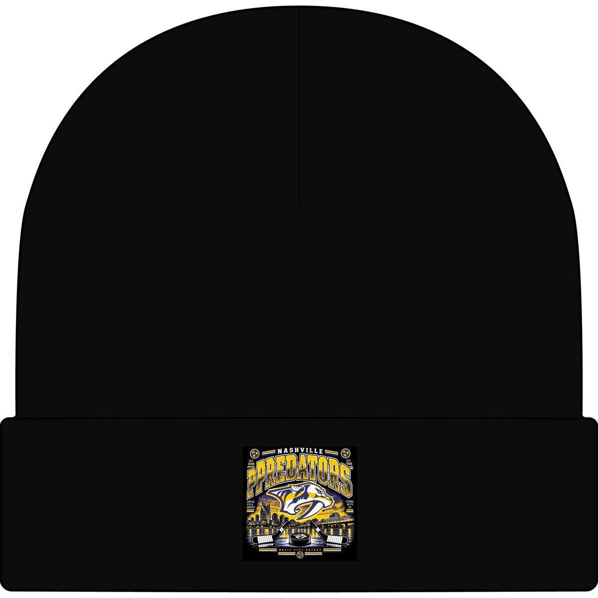 Nashville Predators Music City - AS Colour 1107 Cuff Beanie