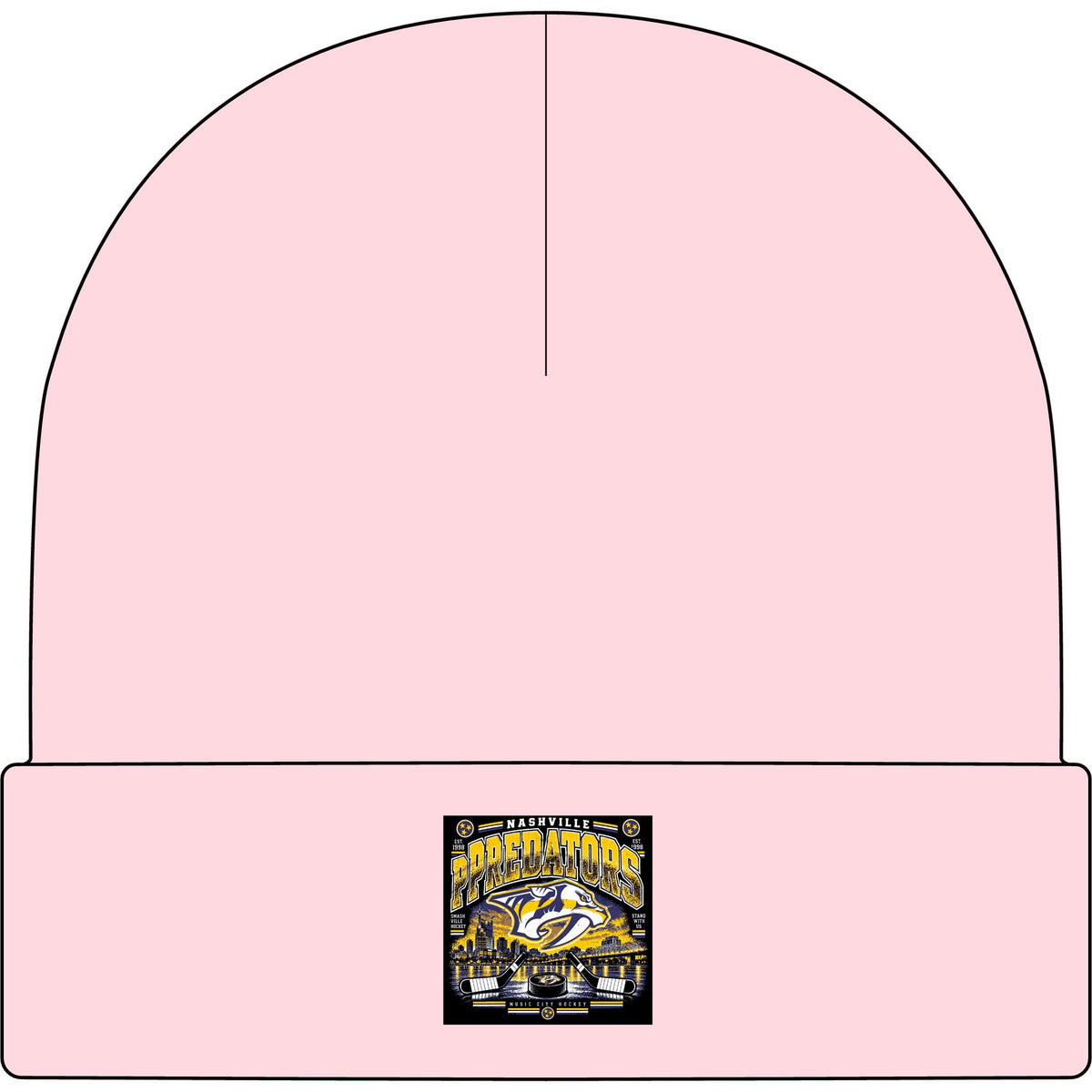 Nashville Predators Music City - AS Colour 1107 Cuff Beanie