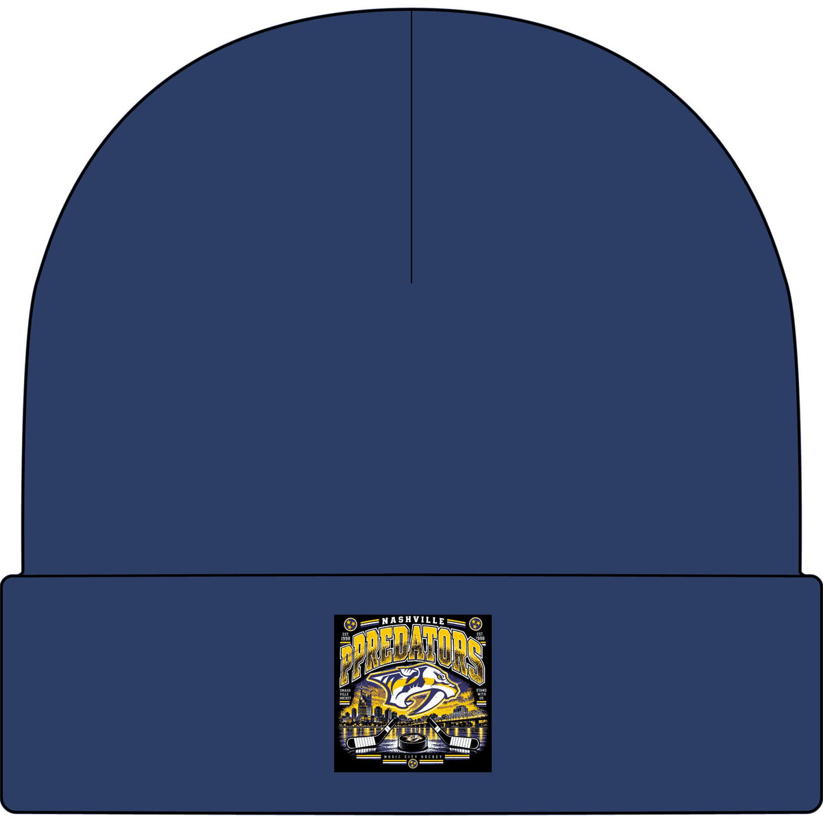 Nashville Predators Music City - AS Colour 1107 Cuff Beanie