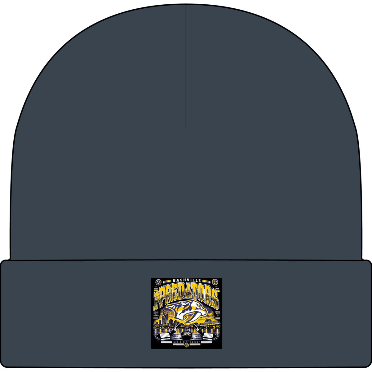 Nashville Predators Music City - AS Colour 1107 Cuff Beanie