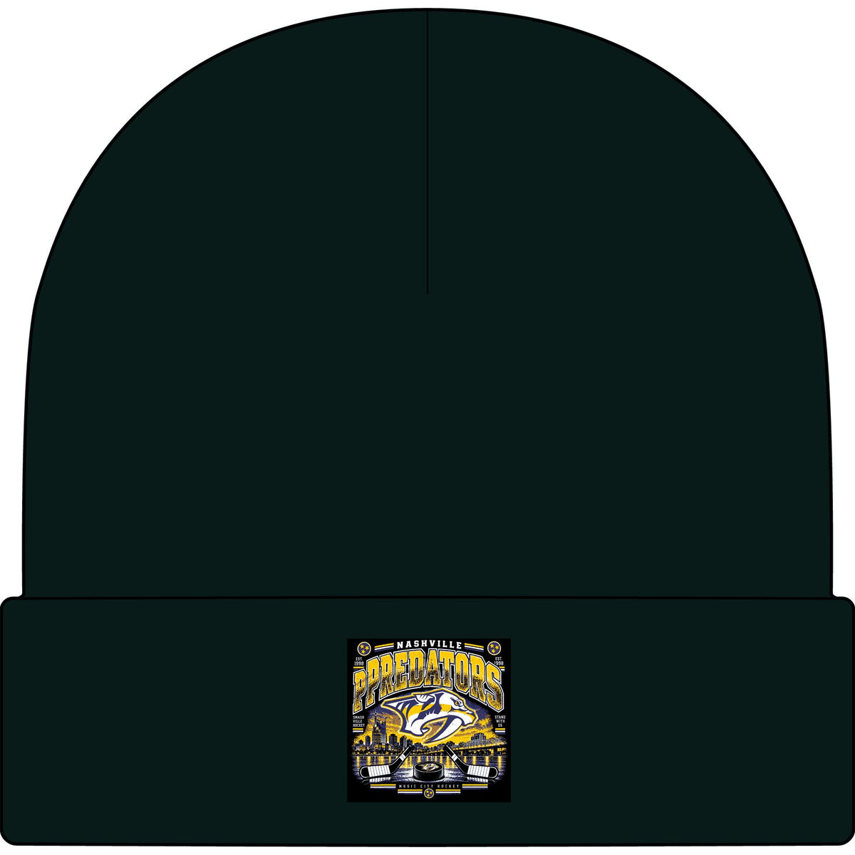 Nashville Predators Music City - AS Colour 1107 Cuff Beanie