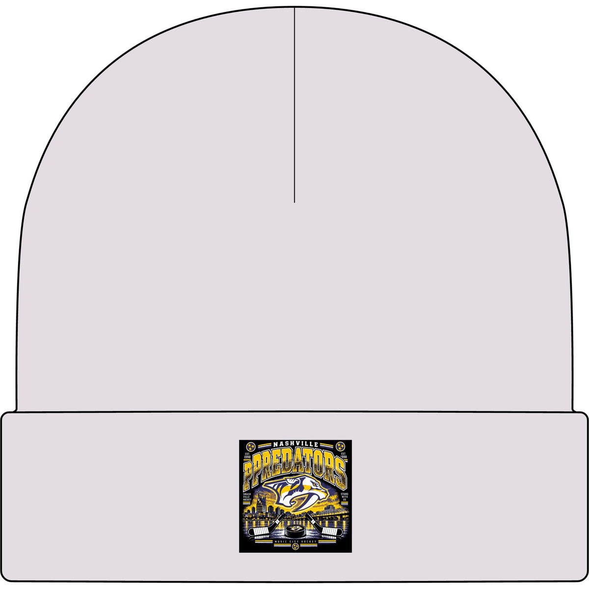 Nashville Predators Music City - AS Colour 1107 Cuff Beanie