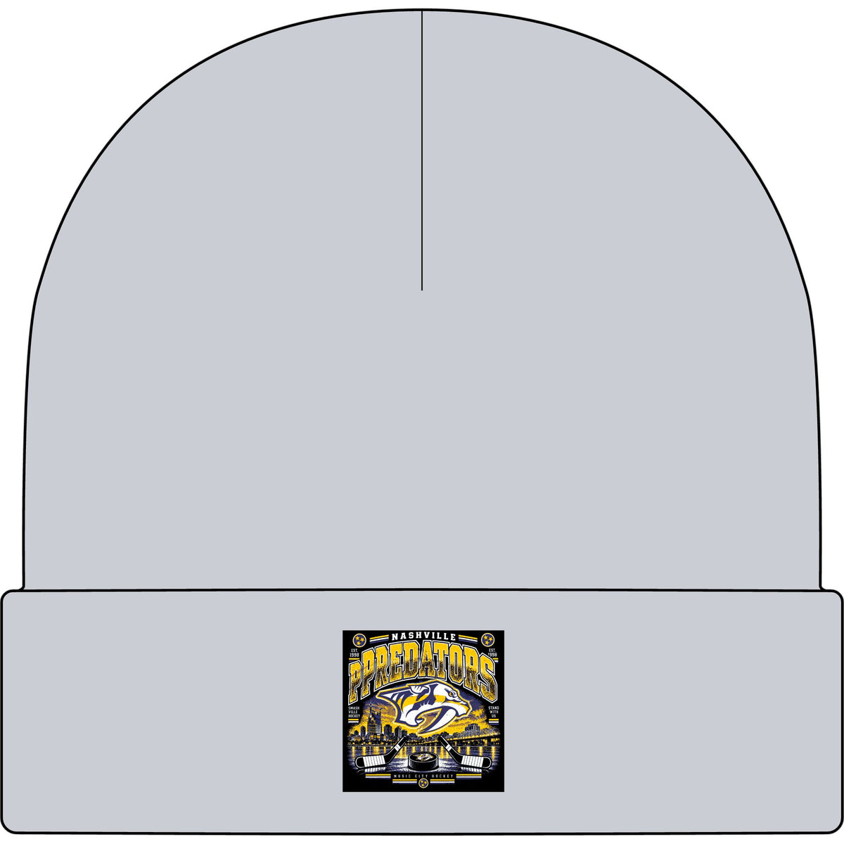 Nashville Predators Music City - AS Colour 1107 Cuff Beanie