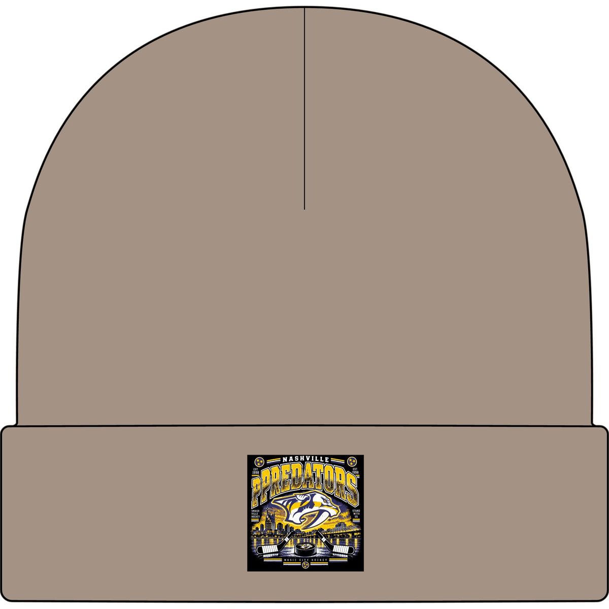 Nashville Predators Music City - AS Colour 1107 Cuff Beanie
