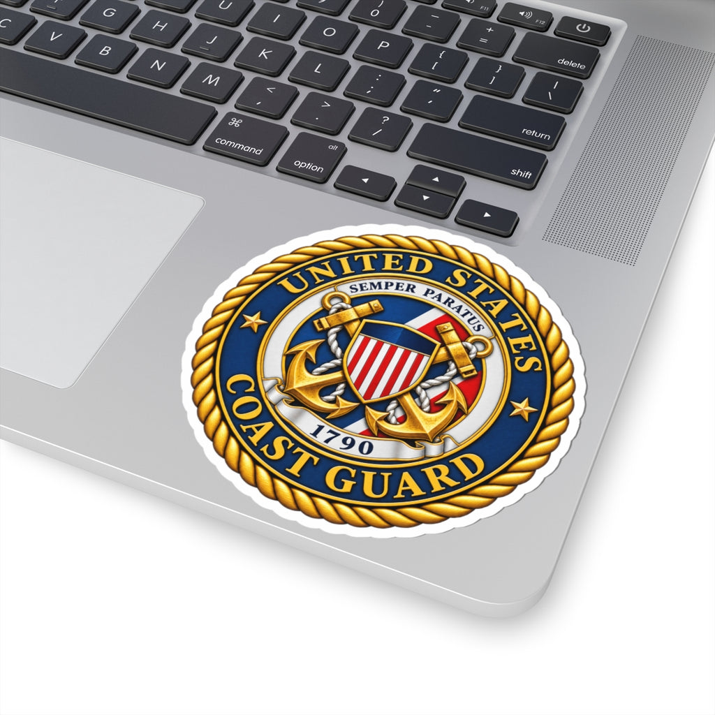 U.S. Coast Guard Emblem - Kiss-Cut Sticker