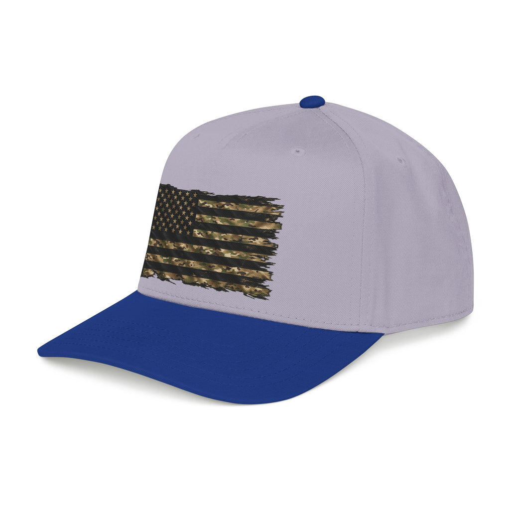 Black and Multicam American Flag - OTTO Baseball Hat