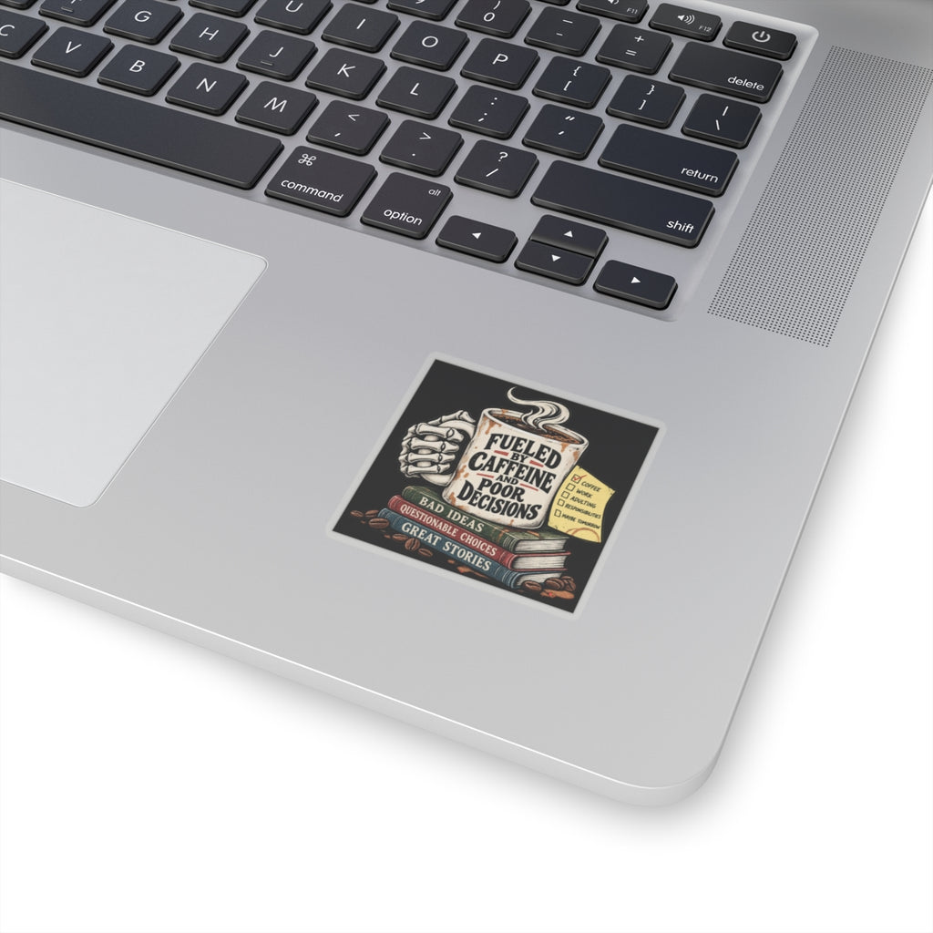 Fueled by Caffeine - Kiss-Cut Sticker