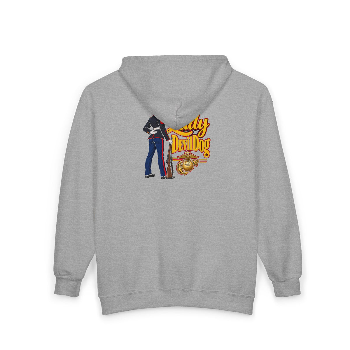 Lady Devil Dog - Full-Zip Hooded Sweatshirt