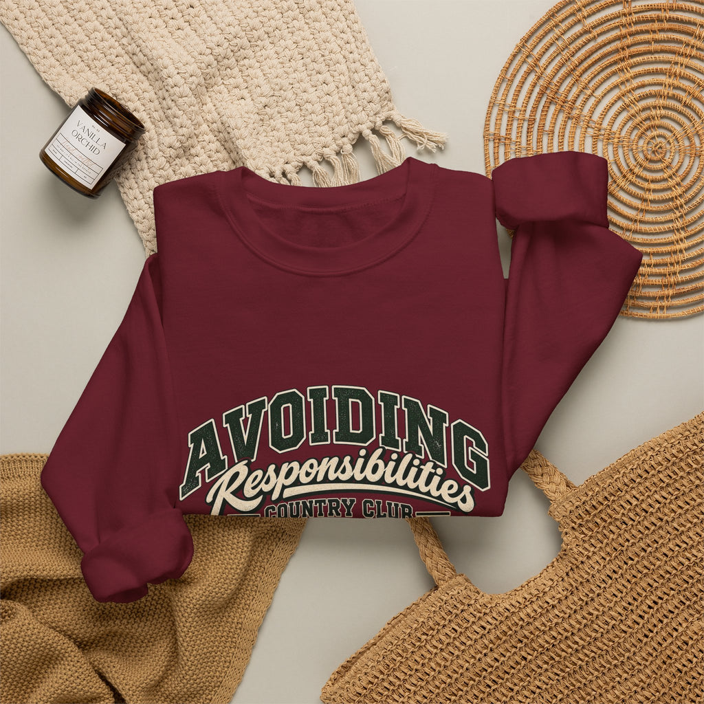 Avoiding Responsibility Country Club - Crewneck Sweatshirt