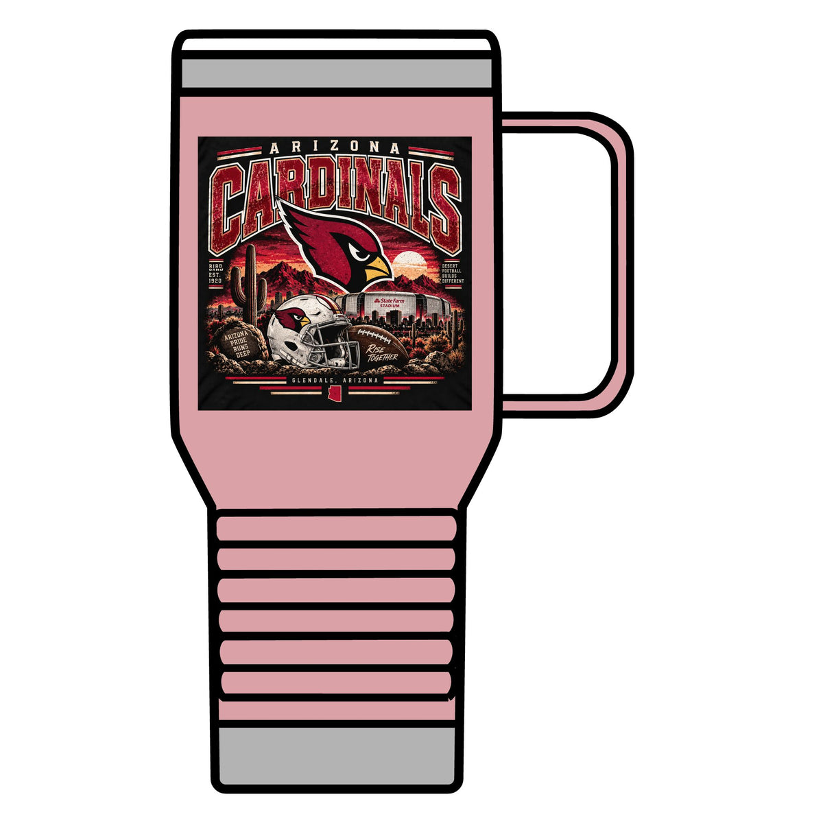 Cardinals Desert Pride - 20oz Insulated Mug