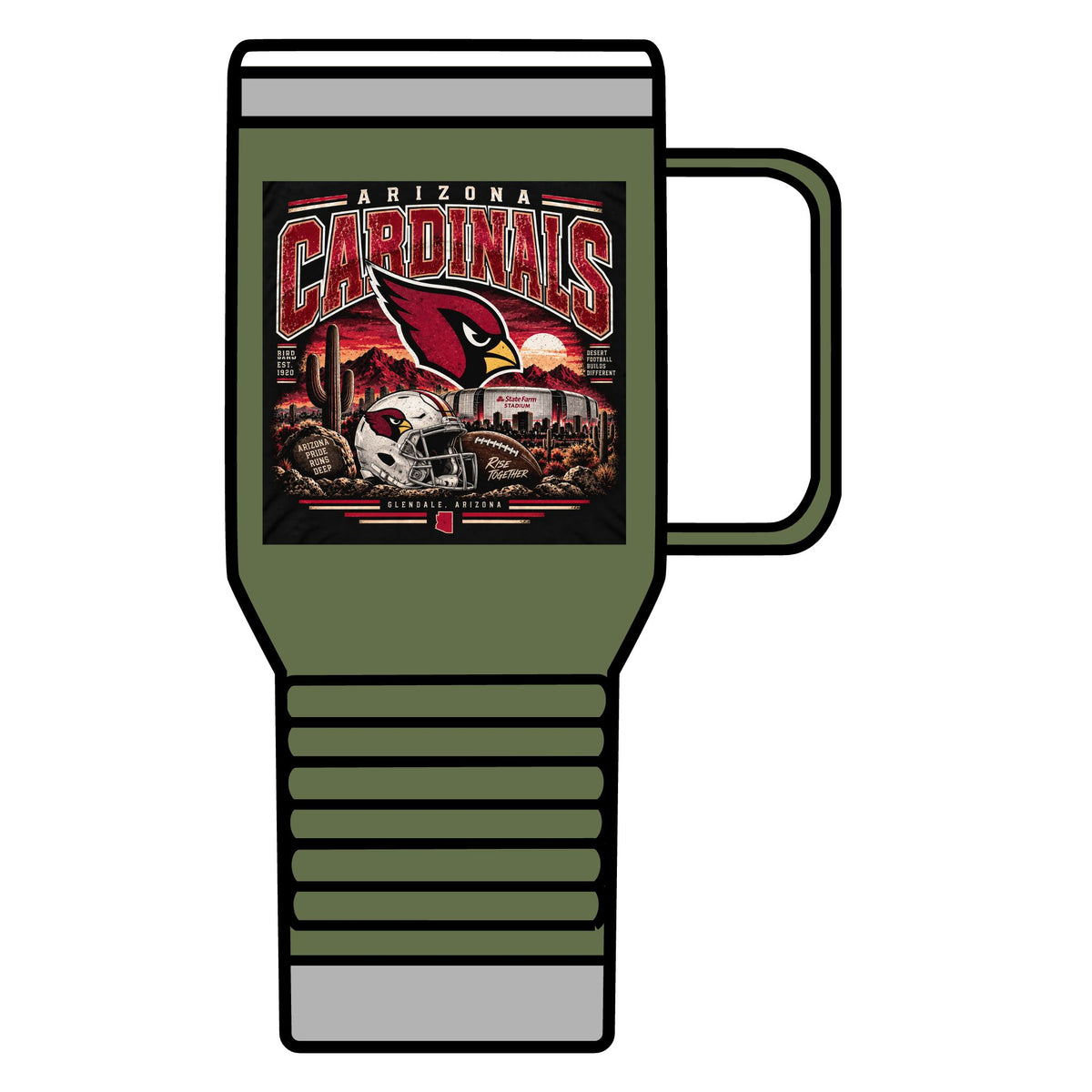 Cardinals Desert Pride - 20oz Insulated Mug