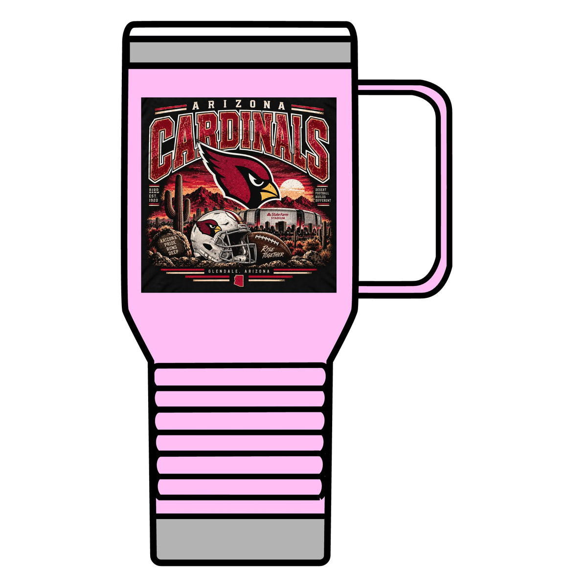 Cardinals Desert Pride - 20oz Insulated Mug