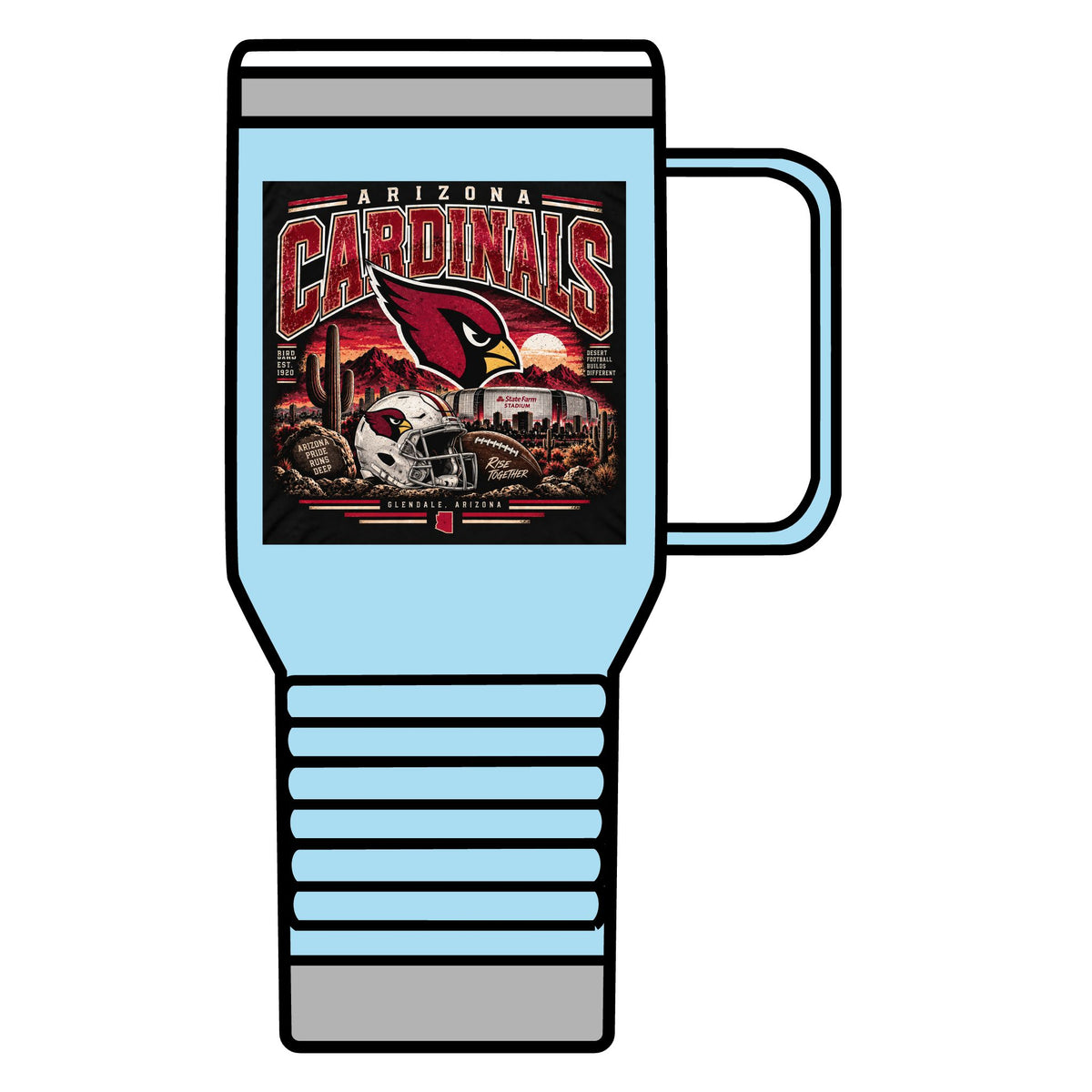 Cardinals Desert Pride - 20oz Insulated Mug