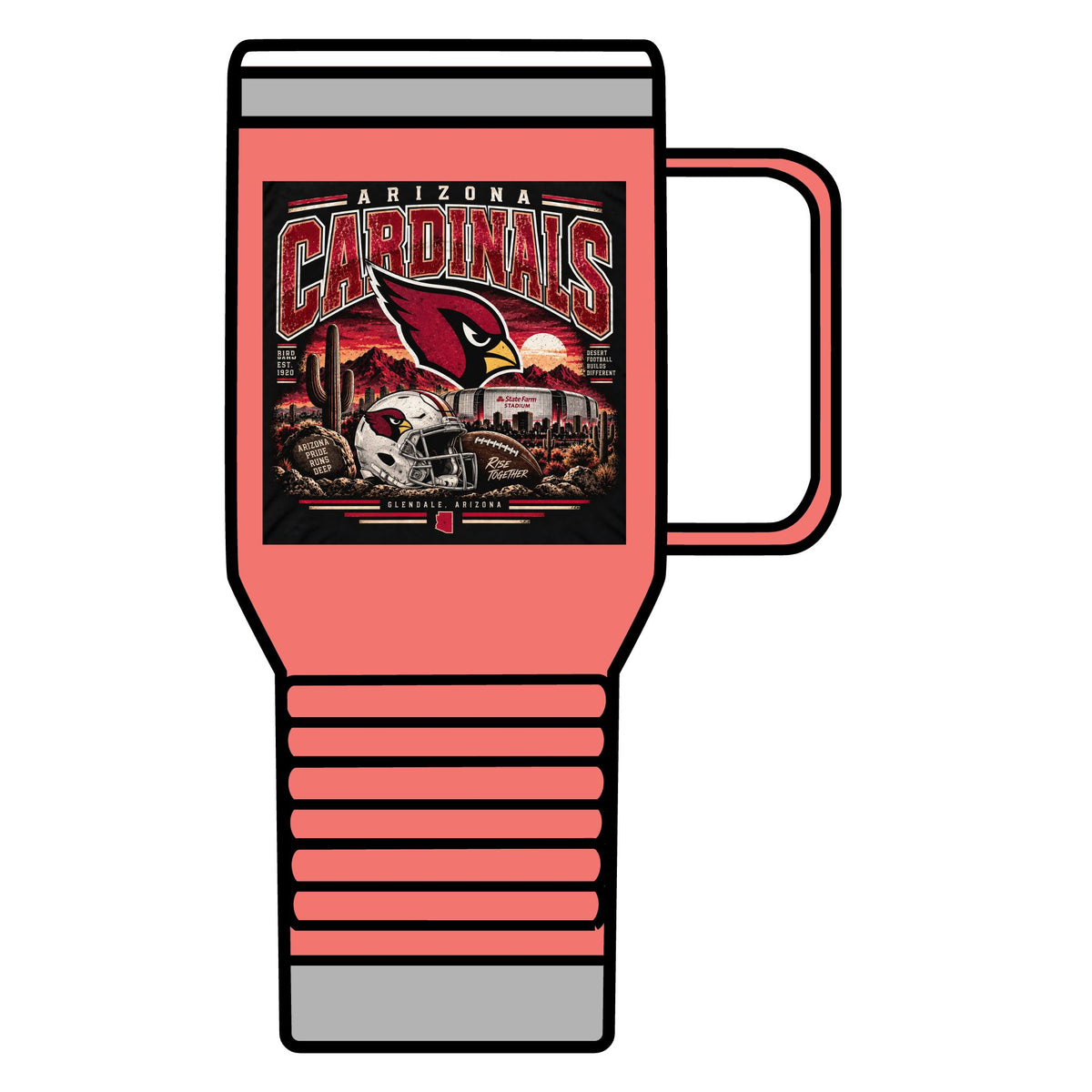 Cardinals Desert Pride - 20oz Insulated Mug