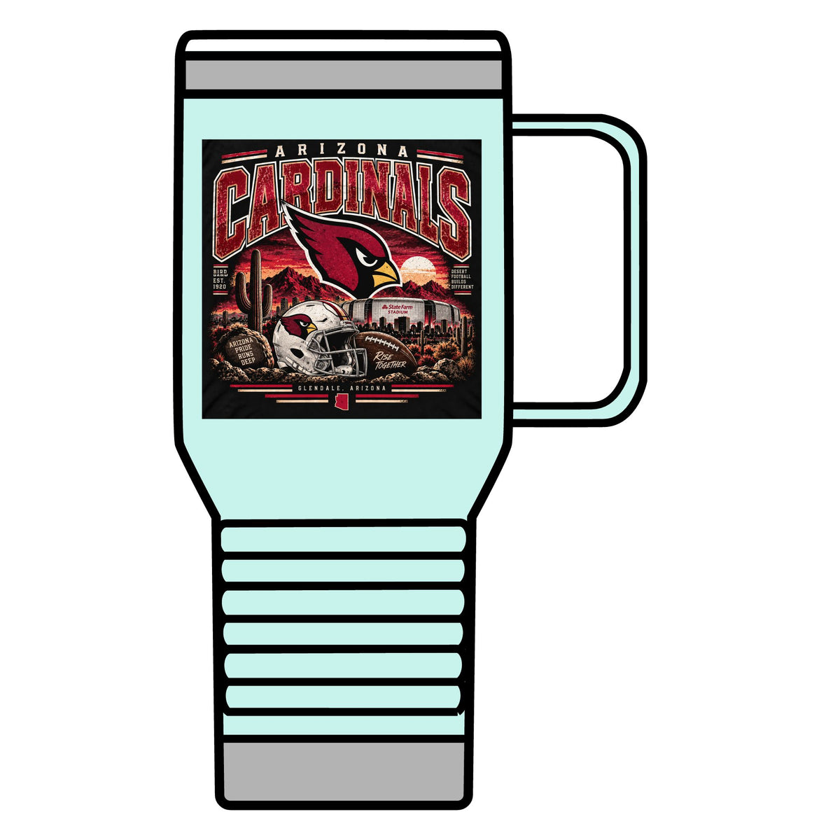 Cardinals Desert Pride - 20oz Insulated Mug
