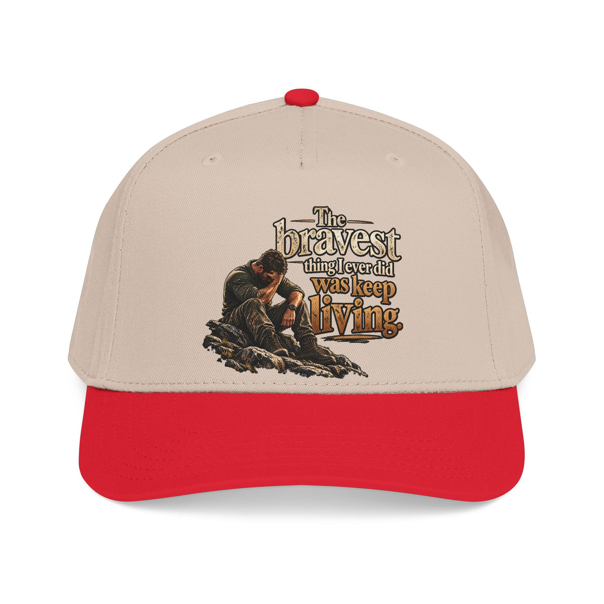 The Bravest Thing I Ever Did Was Keep Living - OTTO Baseball Hat