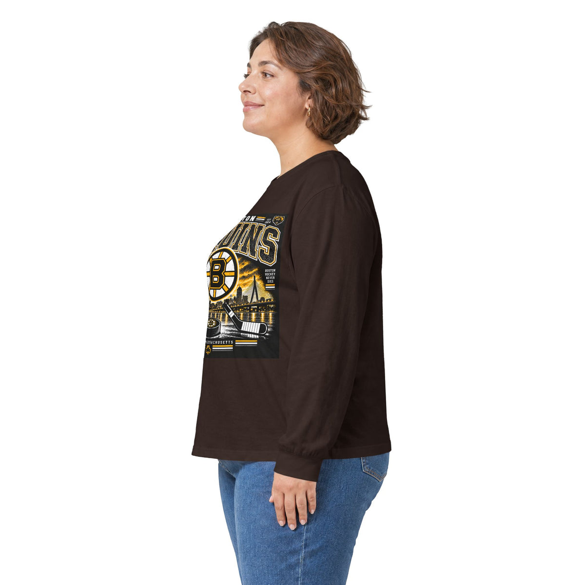 Boston Bruins Heritage - Unisex Ultra Cotton Long Sleeve Tee