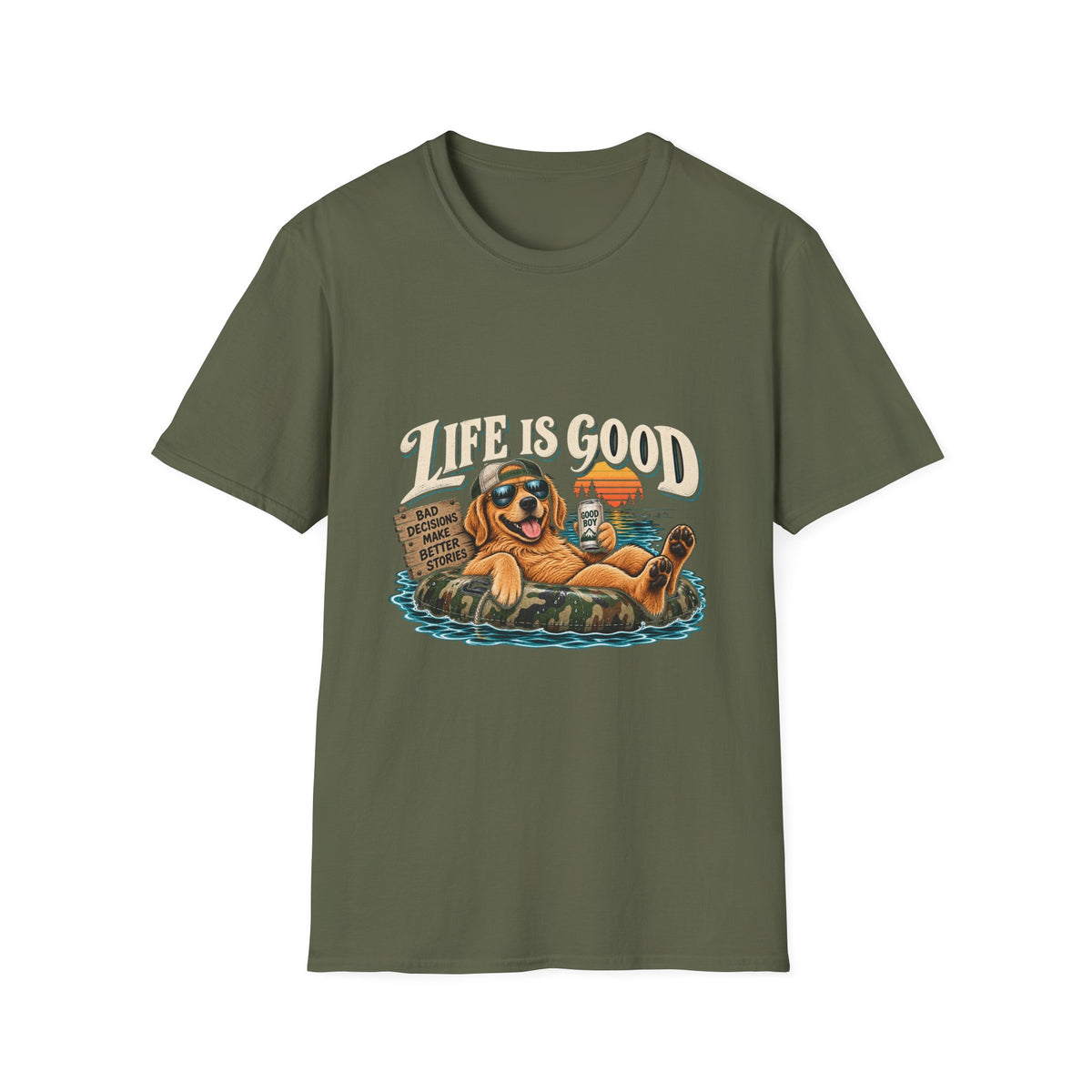 Life is Good Floatin' - Classic Tee