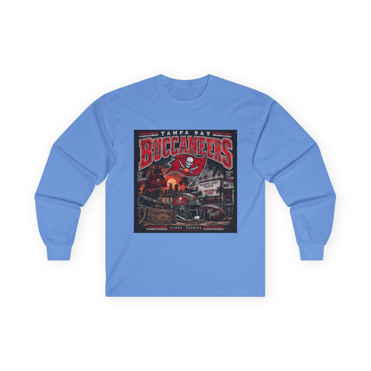 Tampa Bay Buccaneers Pirate Heritage - Unisex Ultra Cotton Long Sleeve Tee