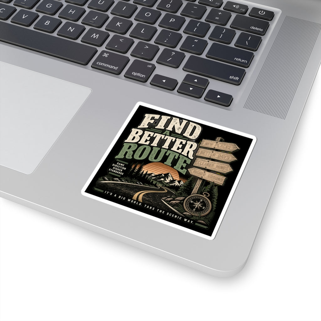 Find A Better Route - Kiss-Cut Sticker