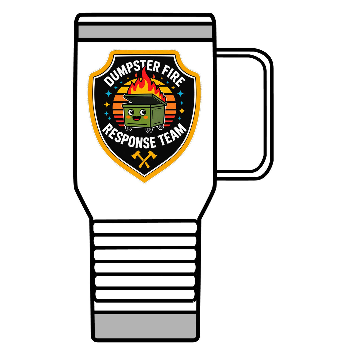 Dumpster Fire Response Team - 20oz Insulated Mug