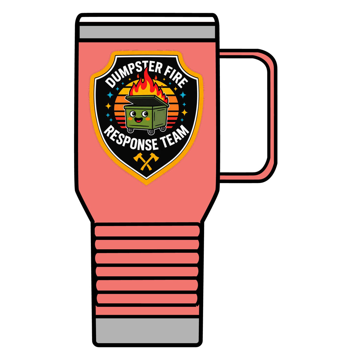 Dumpster Fire Response Team - 20oz Insulated Mug