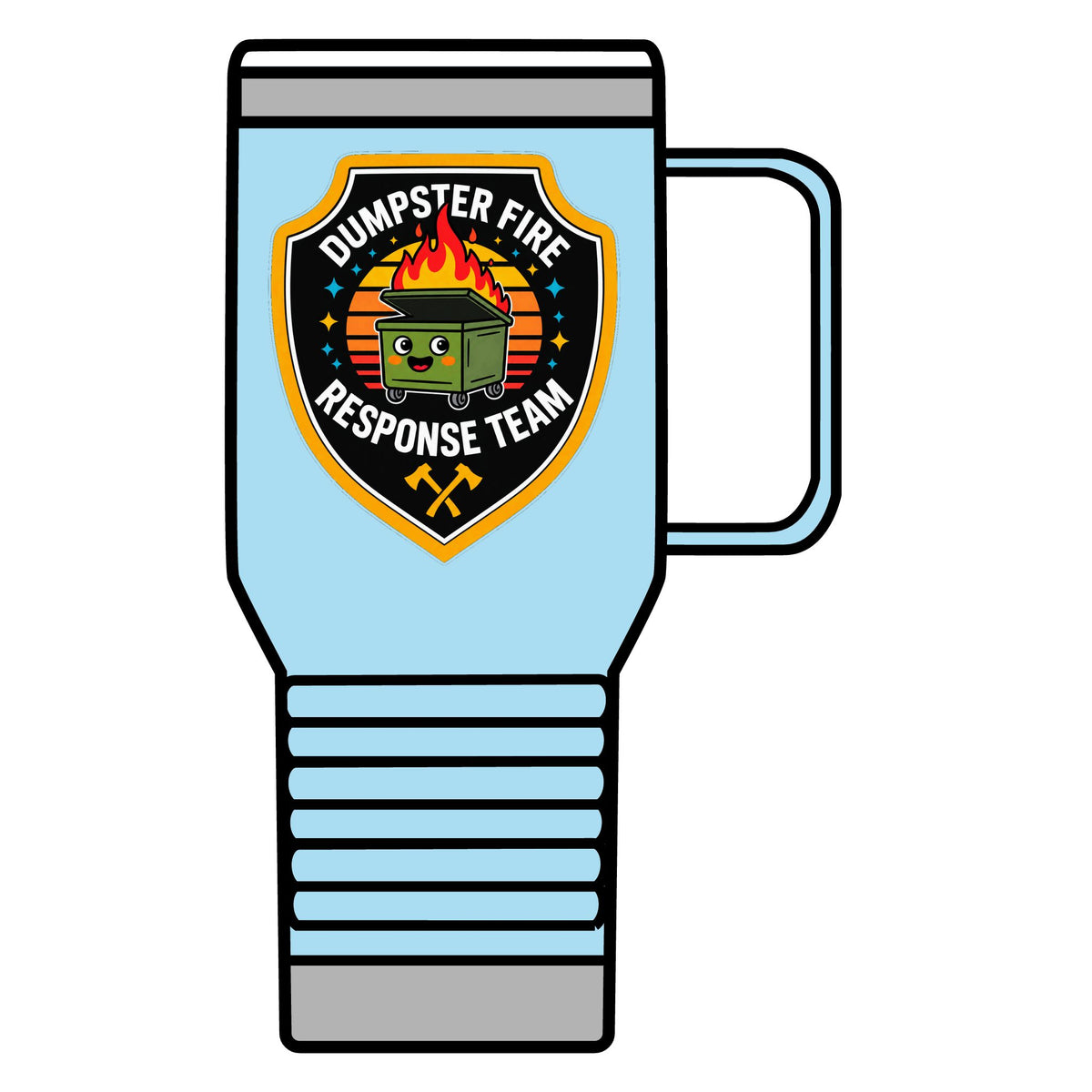Dumpster Fire Response Team - 20oz Insulated Mug