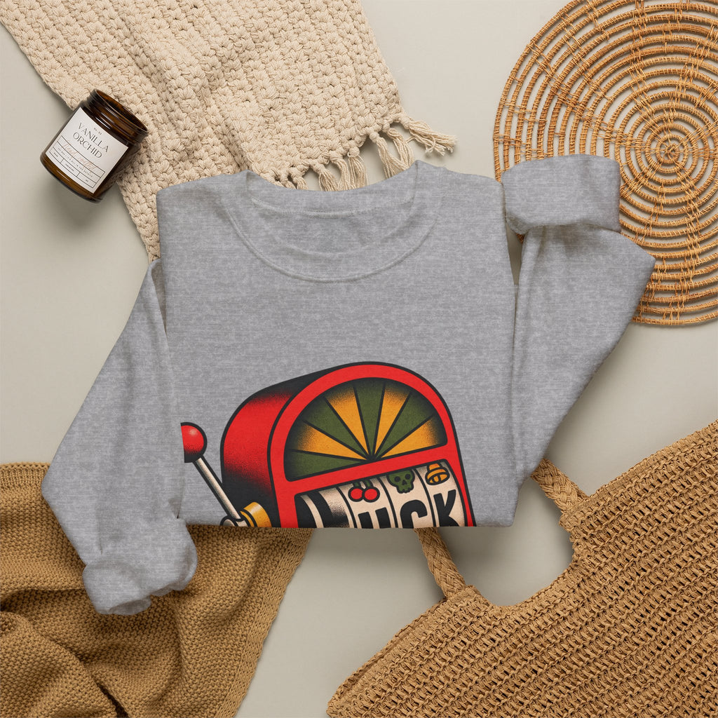 Fuck Slot Machine - Crewneck Sweatshirt