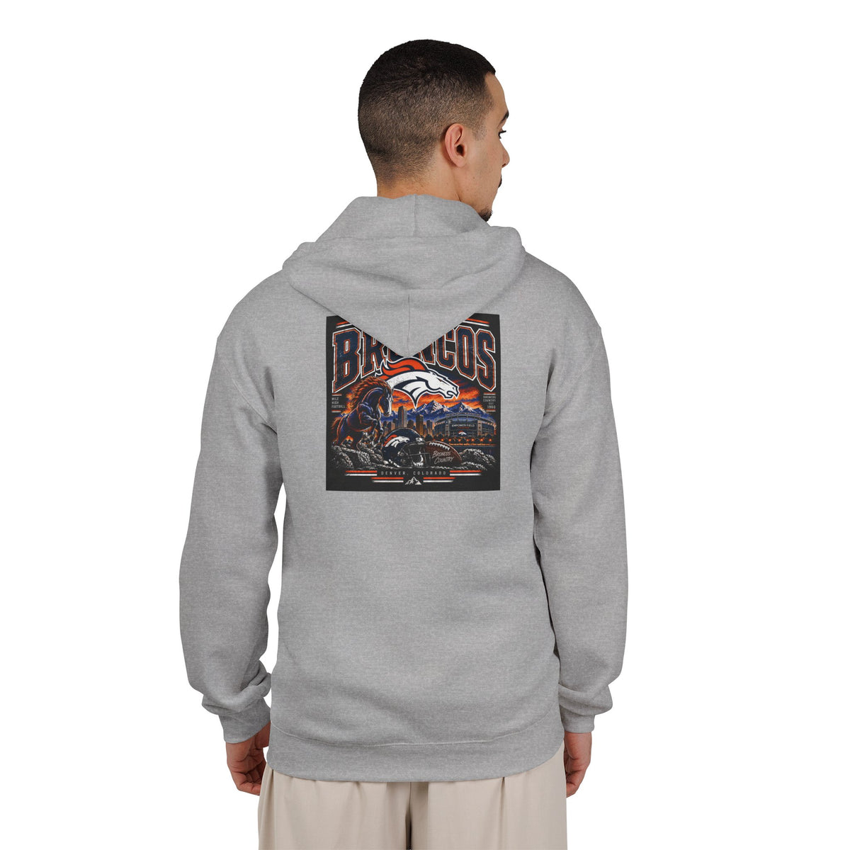Denver Broncos - Full-Zip Hooded Sweatshirt