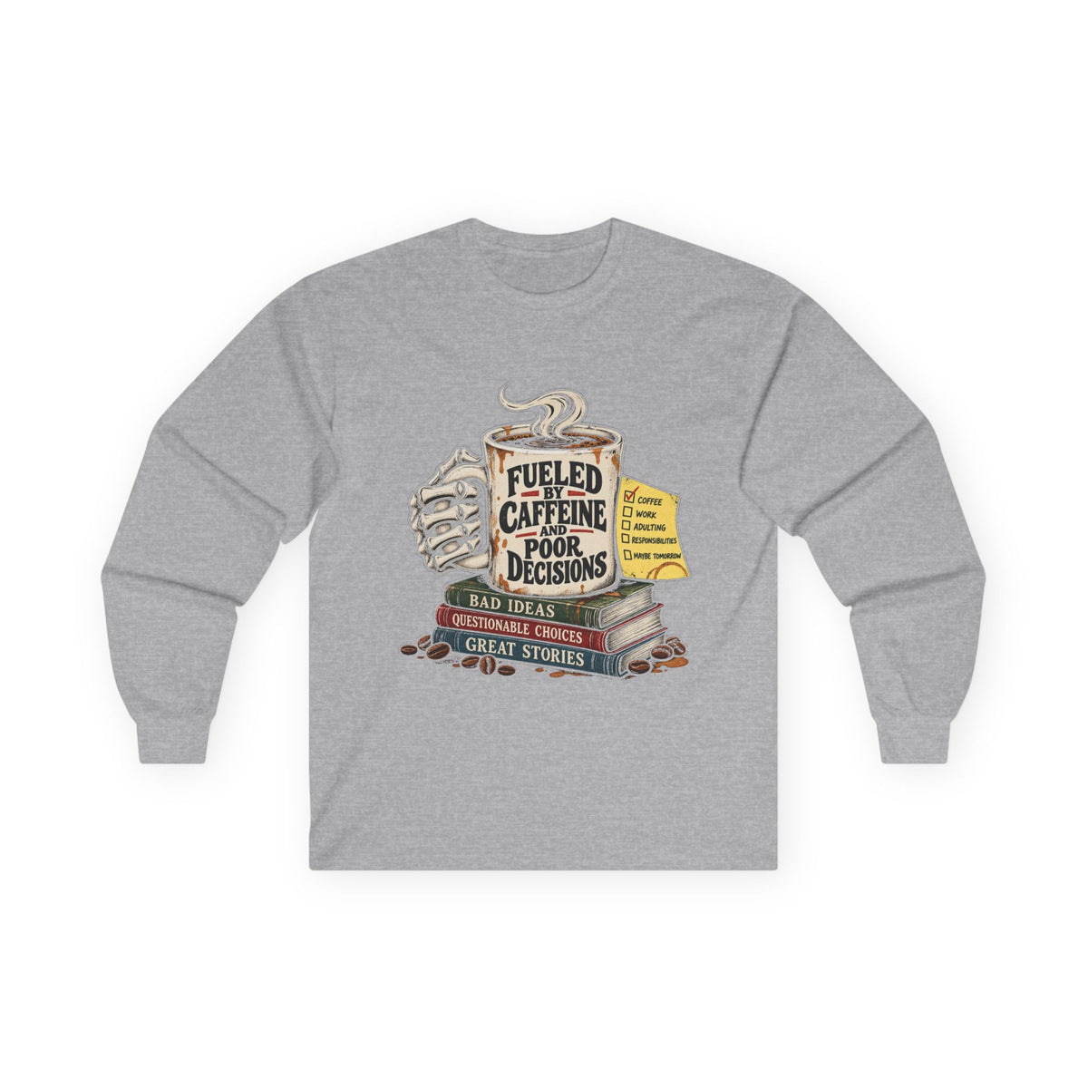 Fueled by Caffeine - Unisex Ultra Cotton Long Sleeve Tee