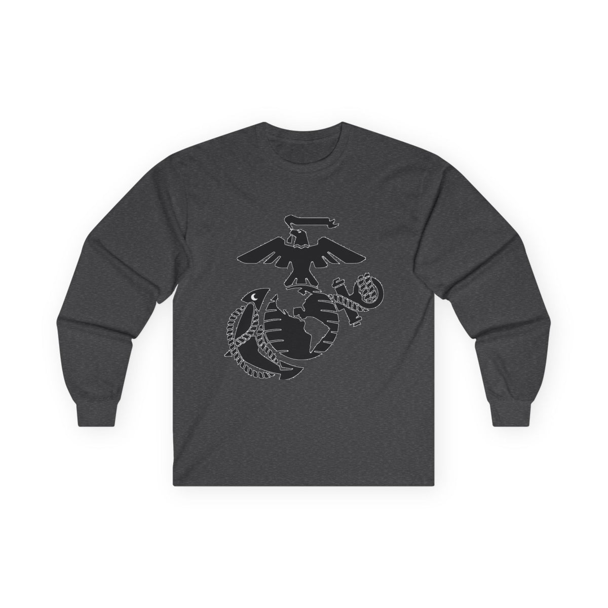 Eagle, Globe & Anchor Emblem - Unisex Ultra Cotton Long Sleeve Tee