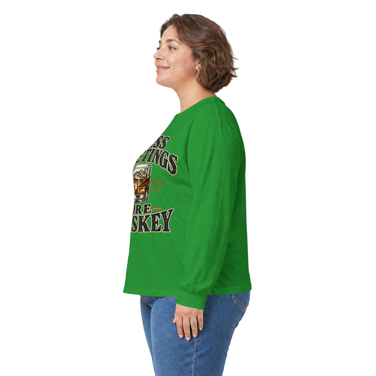 Less Meetings More Whiskey - Unisex Ultra Cotton Long Sleeve Tee