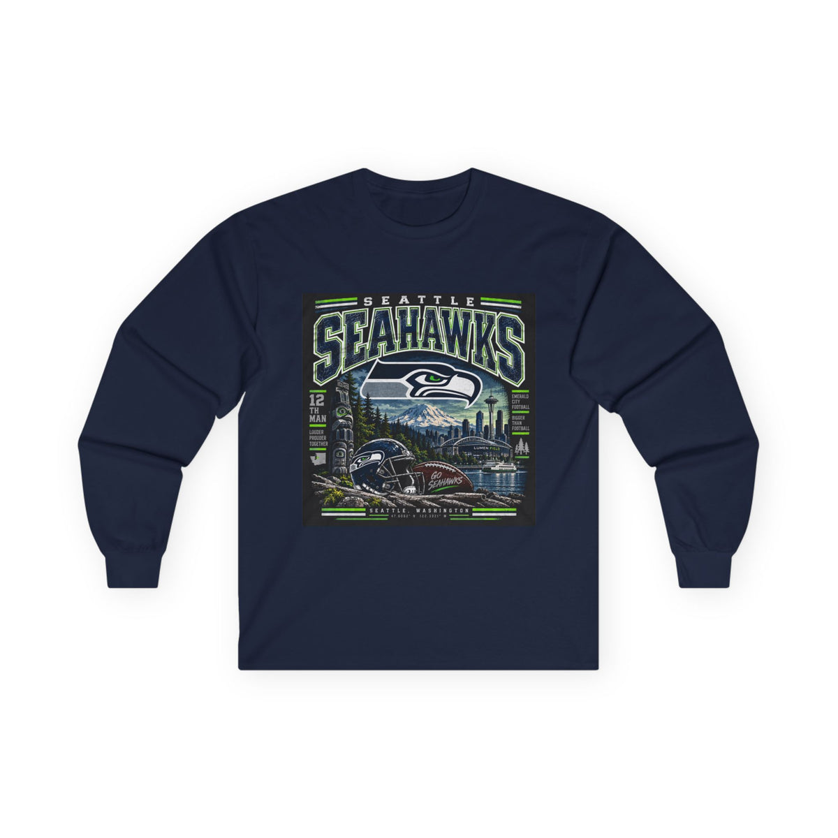 Seattle Seahawks Pride - Unisex Ultra Cotton Long Sleeve Tee