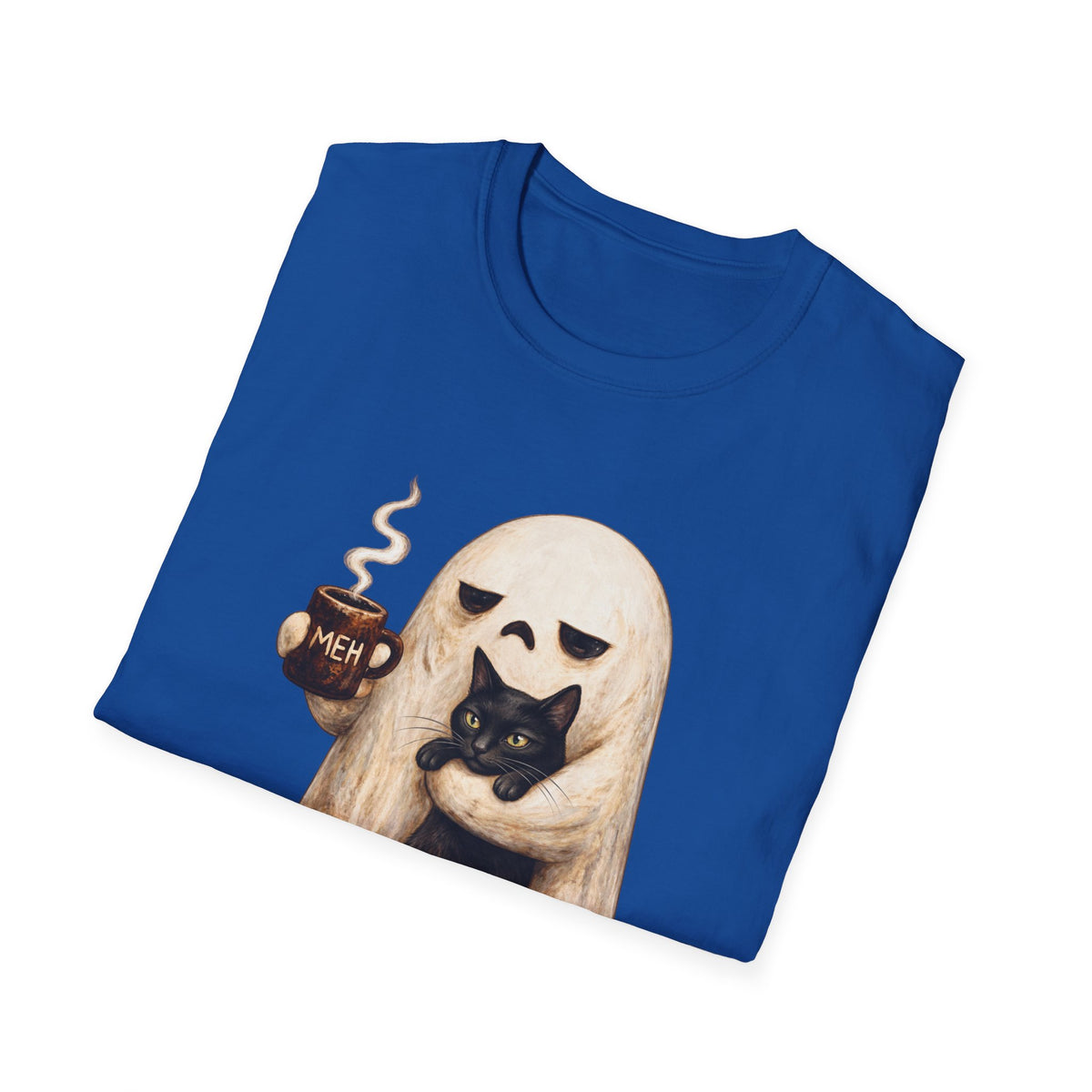 Meh Ghost and Black Cat - Classic Tee