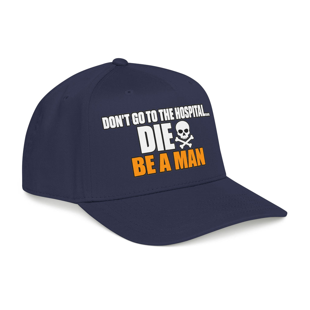 Dont Go to the Hospital - White Outlined - OTTO Baseball Hat