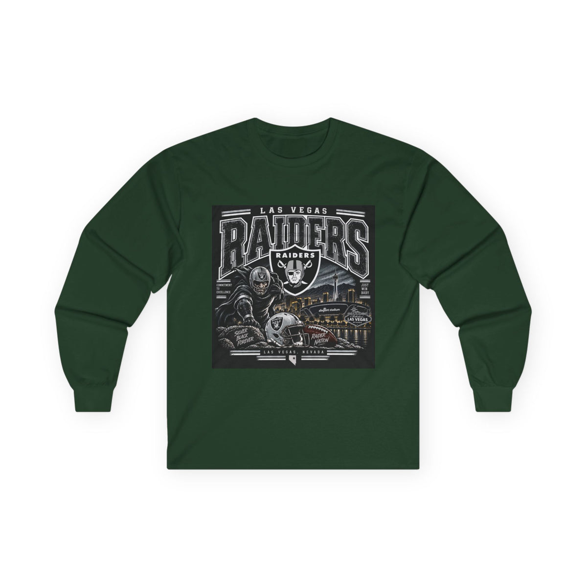 Las Vegas Raiders Nation - Unisex Ultra Cotton Long Sleeve Tee