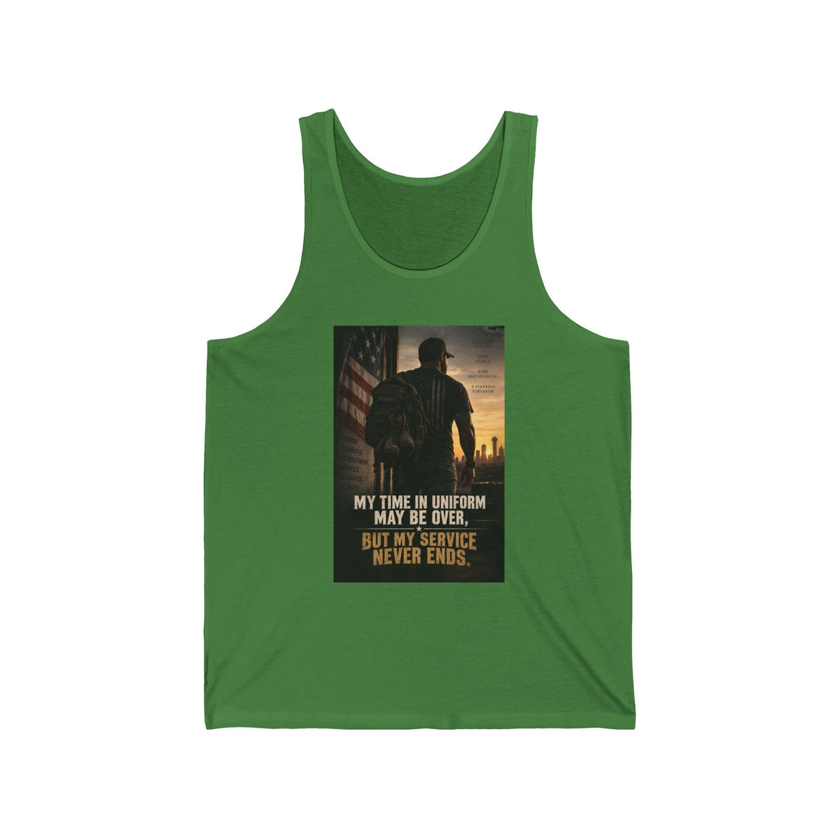 Service Never Ends - Athletic Tank