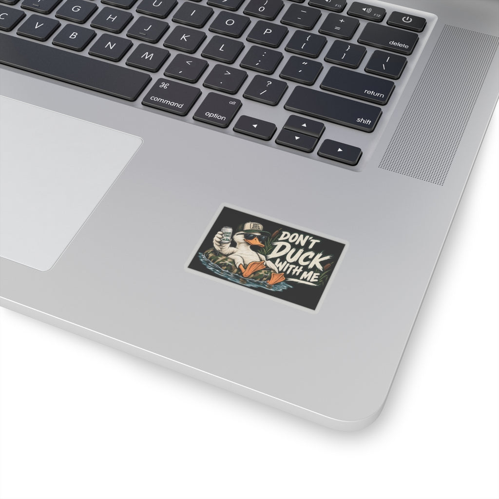 Duck With Me Camo - Kiss-Cut Sticker
