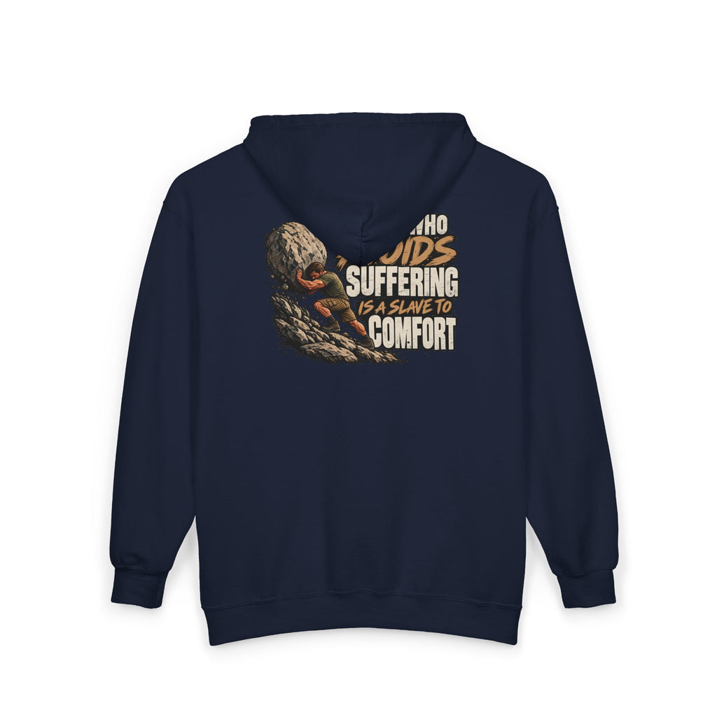 A Man Who Avoids Suffering - Full-Zip Hooded Sweatshirt