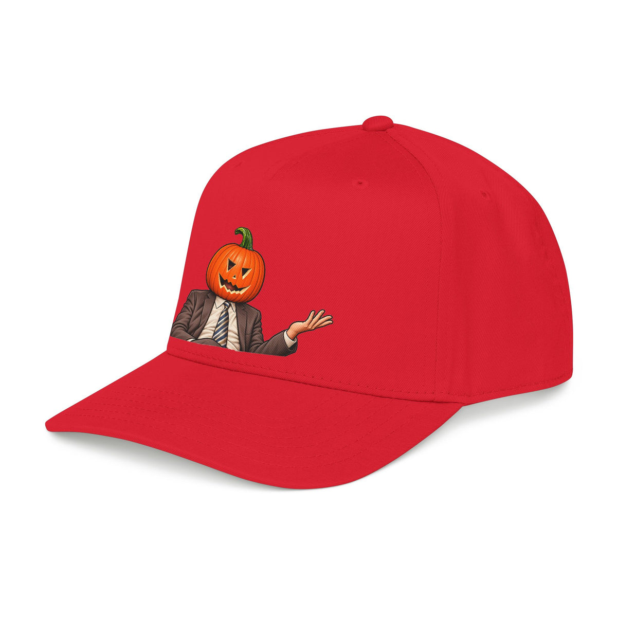 Pumpkin Head Office Cartoon - OTTO Baseball Hat
