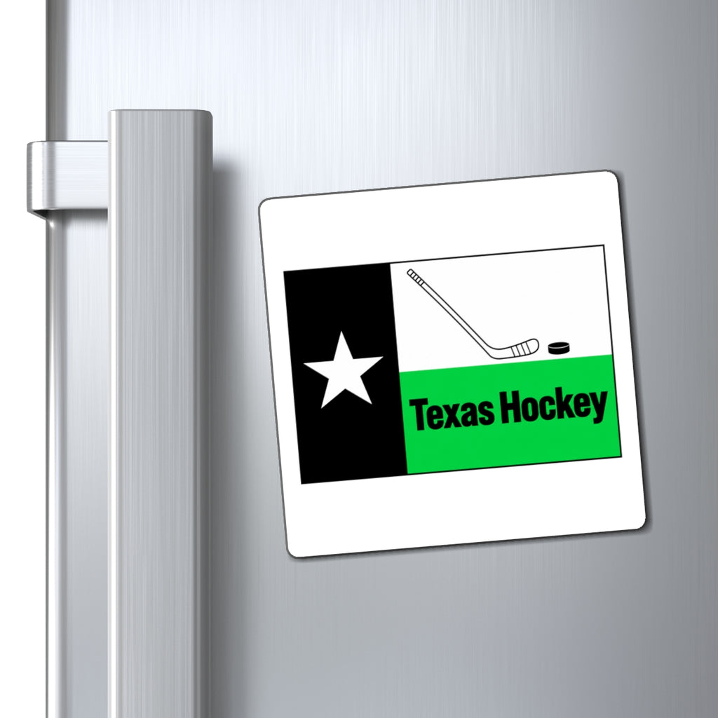 Texas Hockey Flag - Magnet