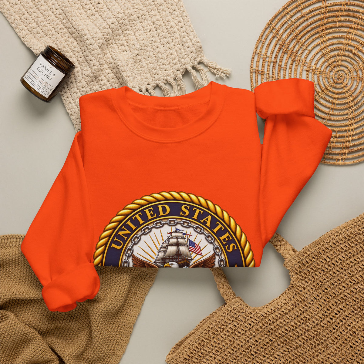 U.S. Navy Emblem - Crewneck Sweatshirt