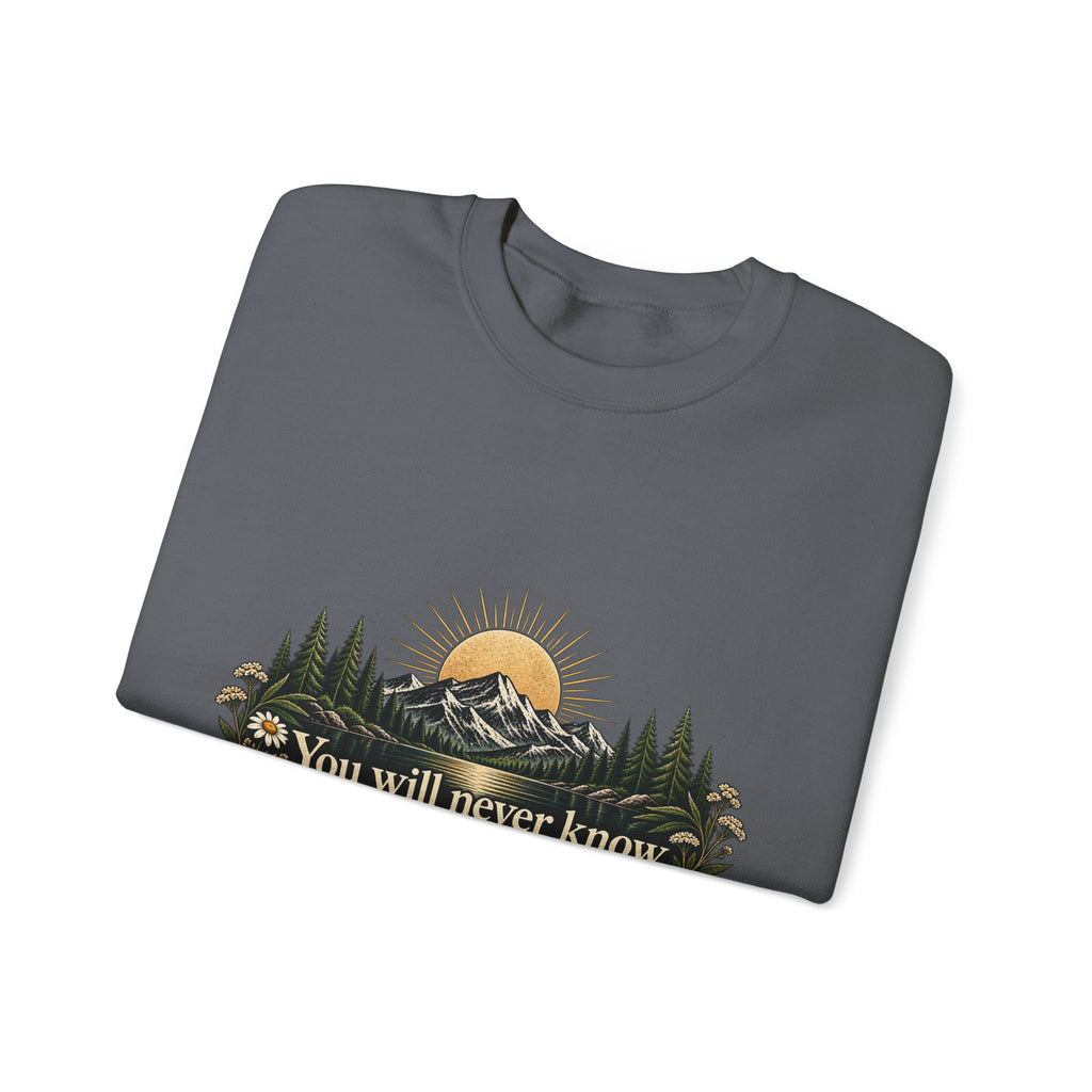You Will Never Know The Violence It Took To Become This Peaceful - Crewneck Sweatshirt