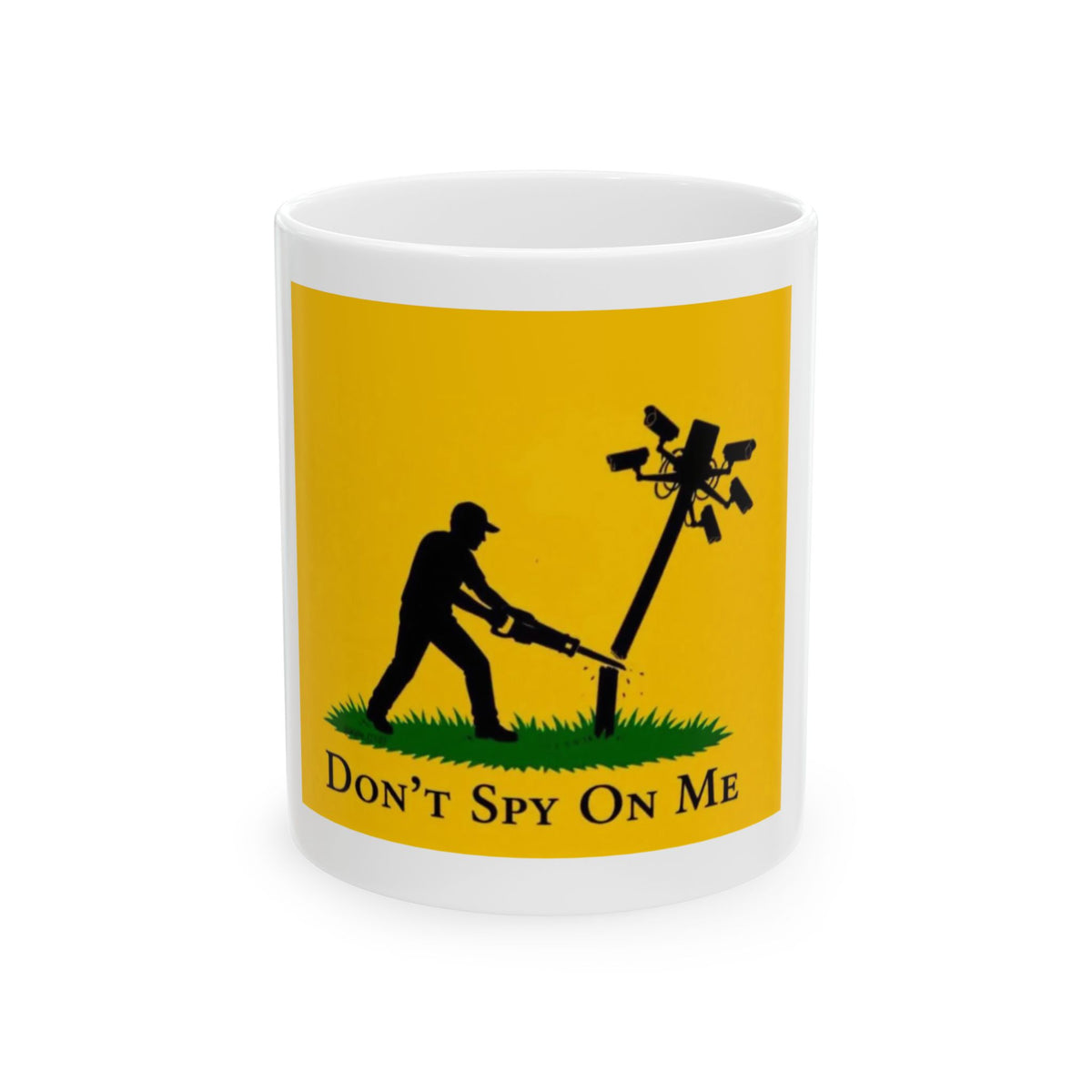 Surveillance Sabotage Tee - Ceramic Mug 11oz and 15oz