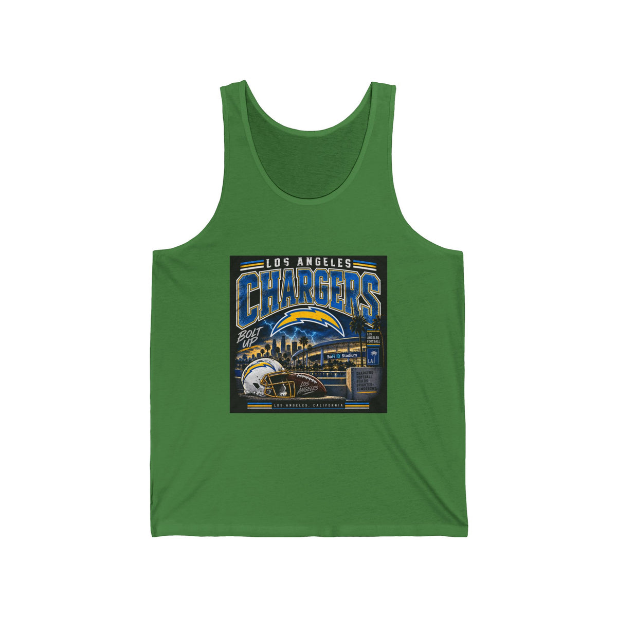 Los Angeles Chargers Bolt Up - Athletic Tank