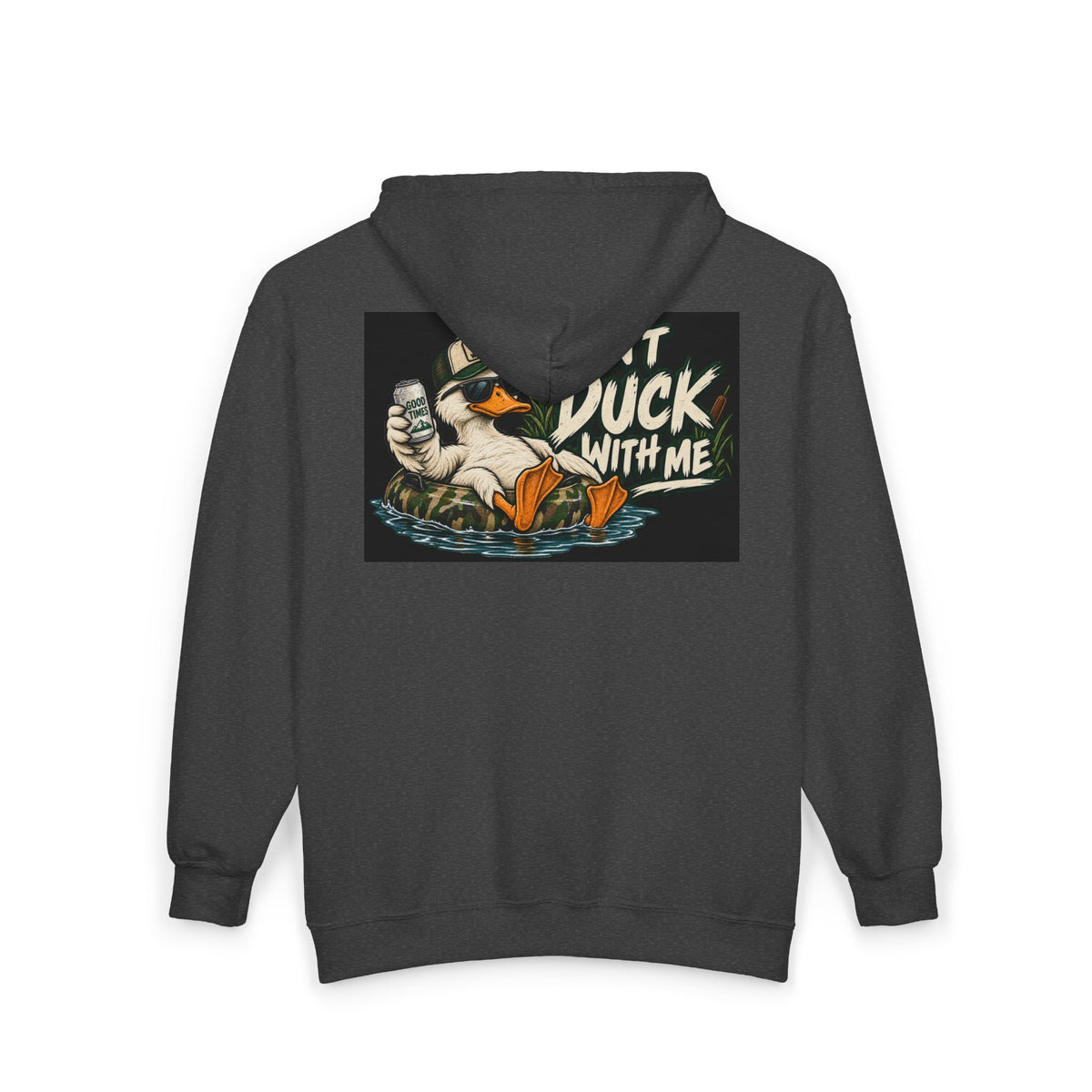 Duck With Me Camo - Full-Zip Hooded Sweatshirt