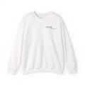 Crewneck Sweatshirt – 'One Spine' Minimalist Tiny Chest Logo