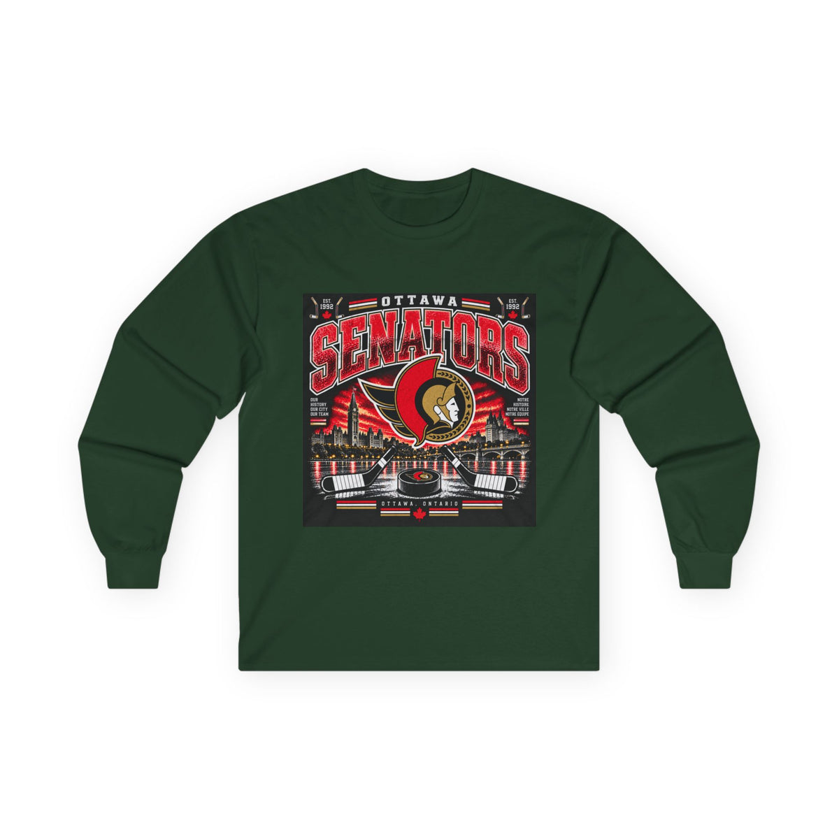 Ottawa Senators Est 1992 - Unisex Ultra Cotton Long Sleeve Tee