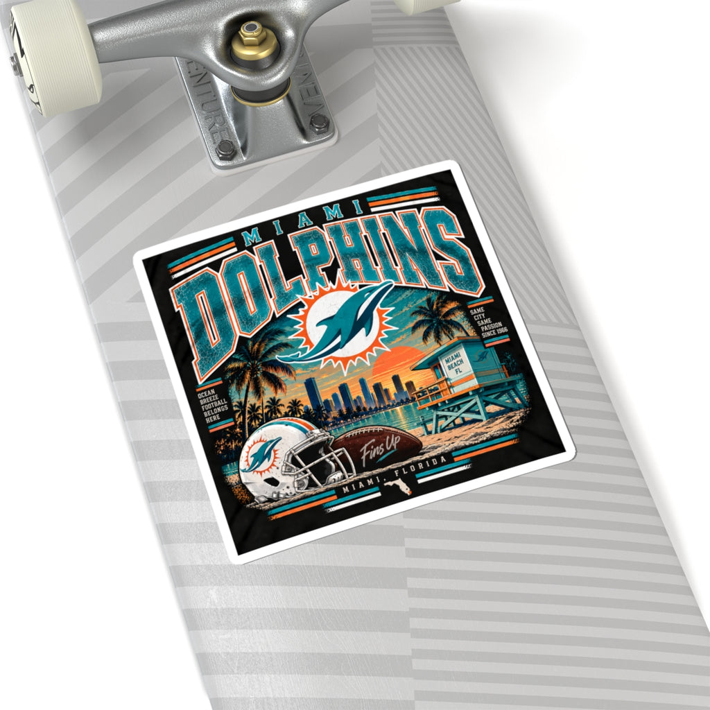 Miami Dolphins - Kiss-Cut Sticker