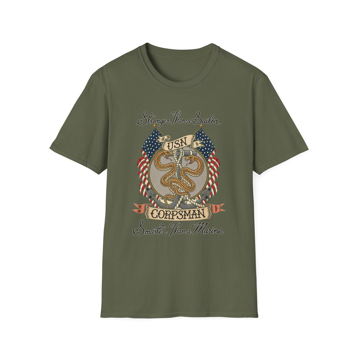 Corpsman Pride Crest - Classic Tee